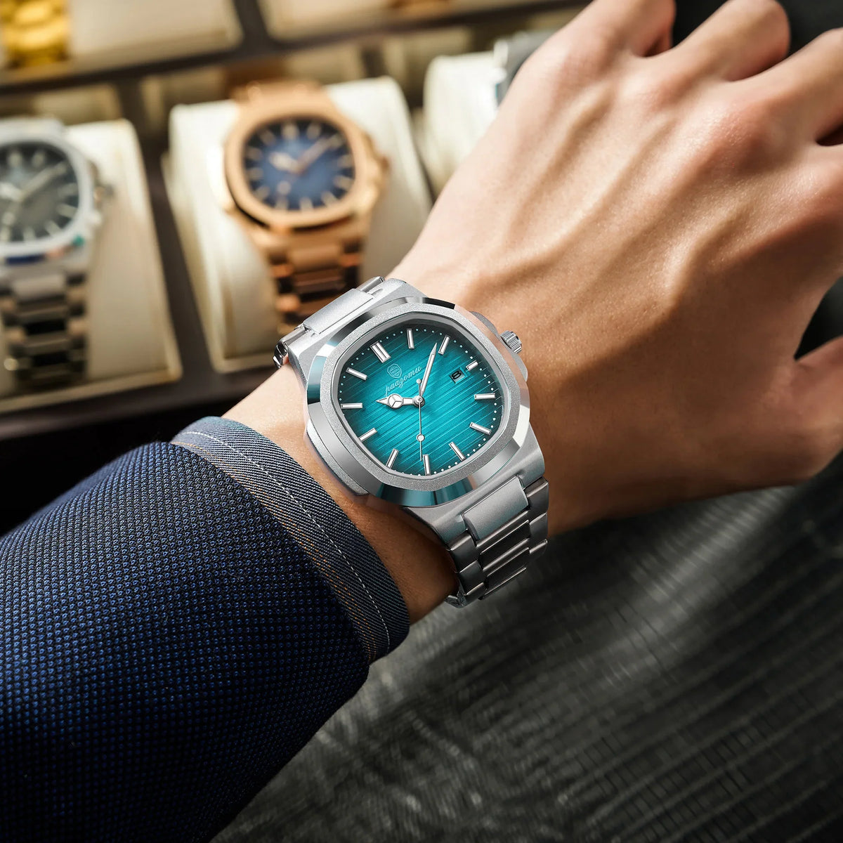 2026 New Men Watch Quartz Waterproof Male Clock Business Watch Mens Watches Top Brand Luxury Watch Men Chronograph reloj hombre