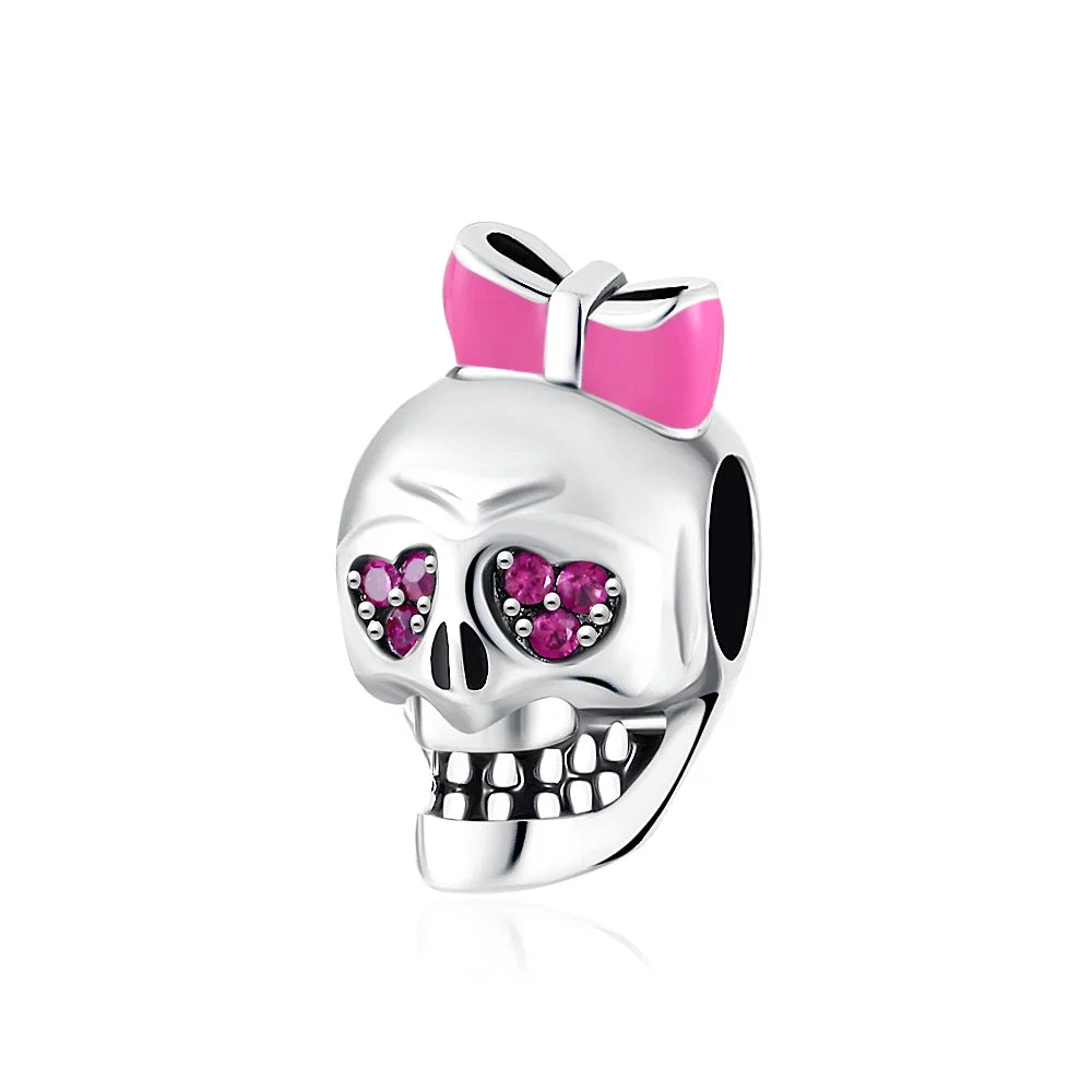 2026 Spring Pink Series Ballon Butterfly Flower Pendant Fit S925 European 925 Sterling Silver Bracelet Bangles Necklace