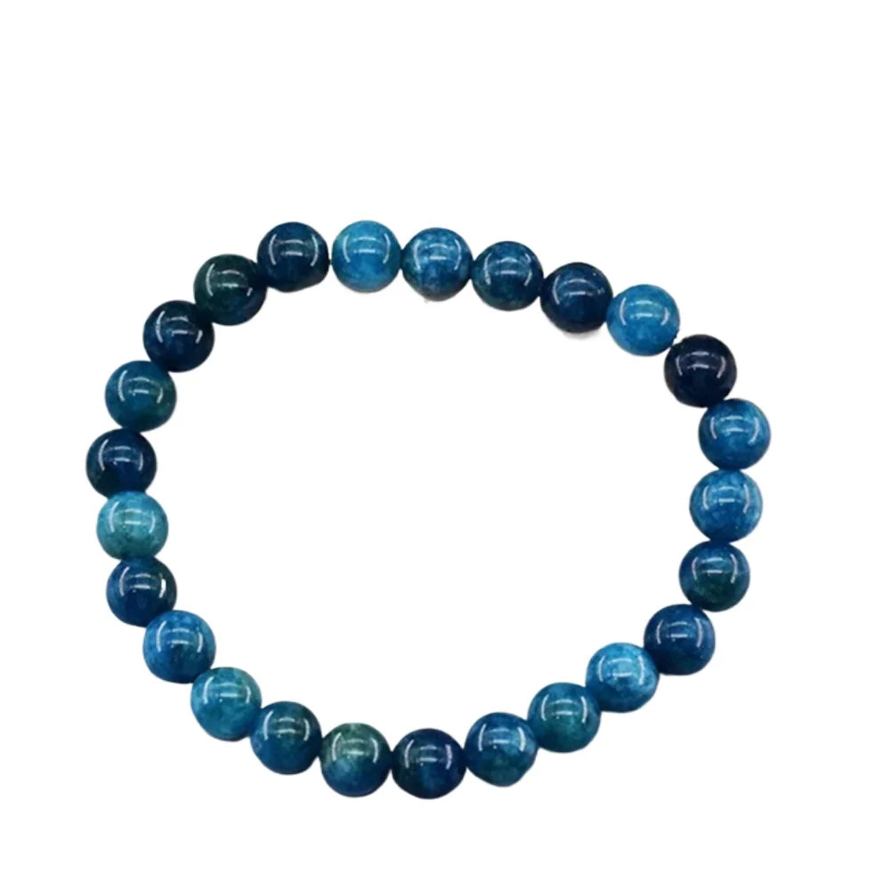 1pcs Apatite Style Bracelet Blue Tone Men And Women Bracelet Creative Trend Minimalist Style Bracelet Daily Accessories