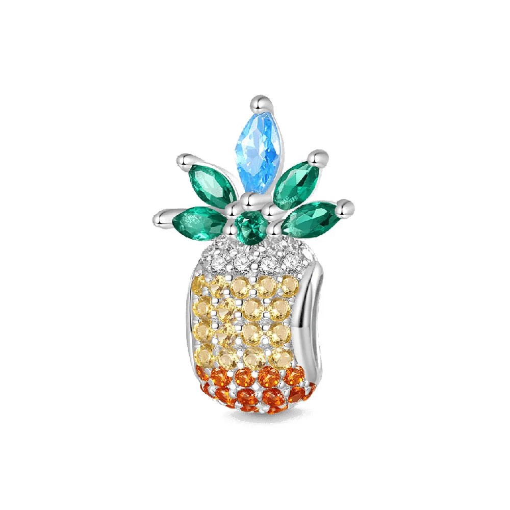 2026 925 Silver Flower, Butterfly, Highland Cow, Motorcycle Pendant Fit European Original Bracelet DIY Jewelry Exquisite Jewelry