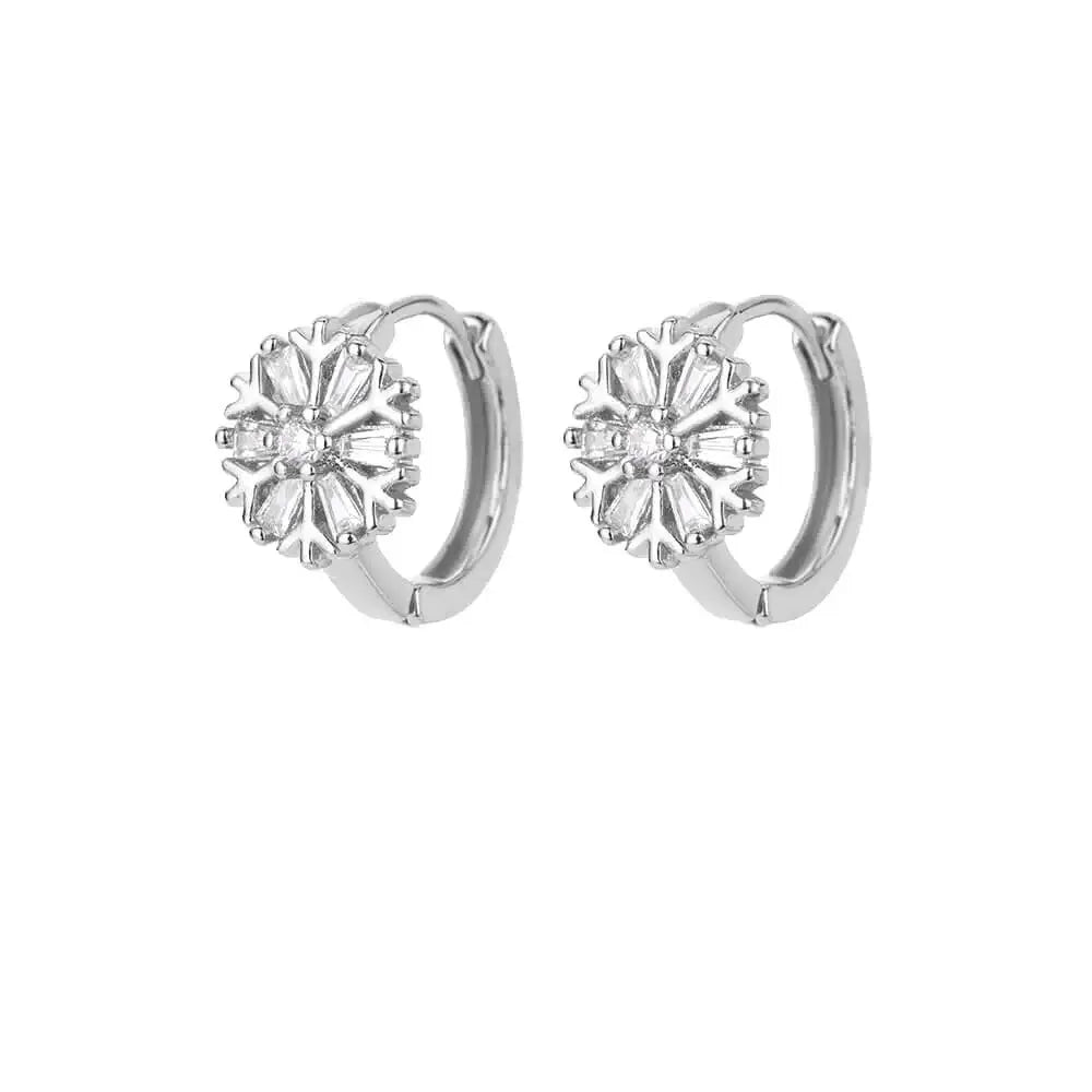 Cubic Zirconia U Shape Stud Earrings For Women Stainless Steel Geometric Earrings Jewelry Wedding Birthday Gift