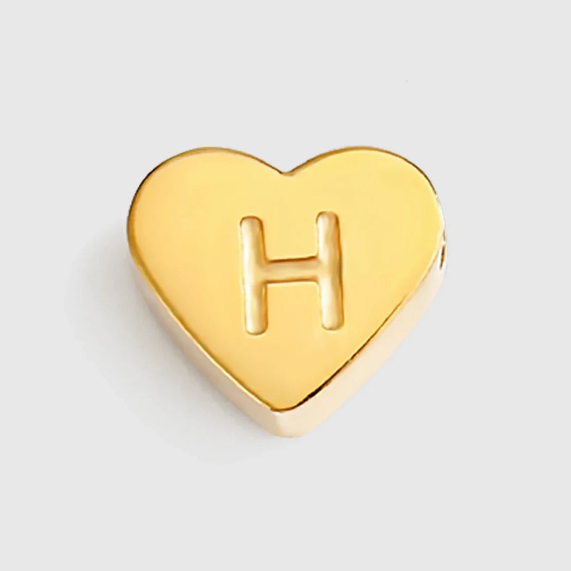 Initial Name Heart Shape Pendant For Necklaces 316L Stainless Steel Necklace for Women Bracelet Make Earrings Jewelry