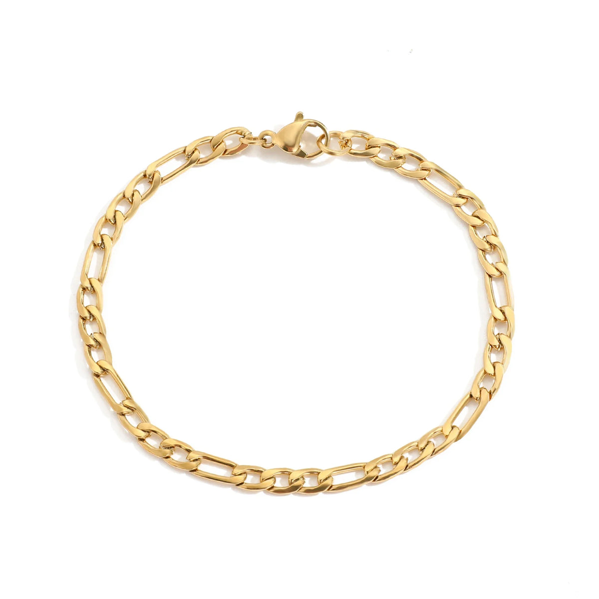 SUNIBI Stainless Steel Bracelet for Women Gold Color Charm Fashion Figaro Link Chain Bracelets Jewelry Wholesale/Dropshipping