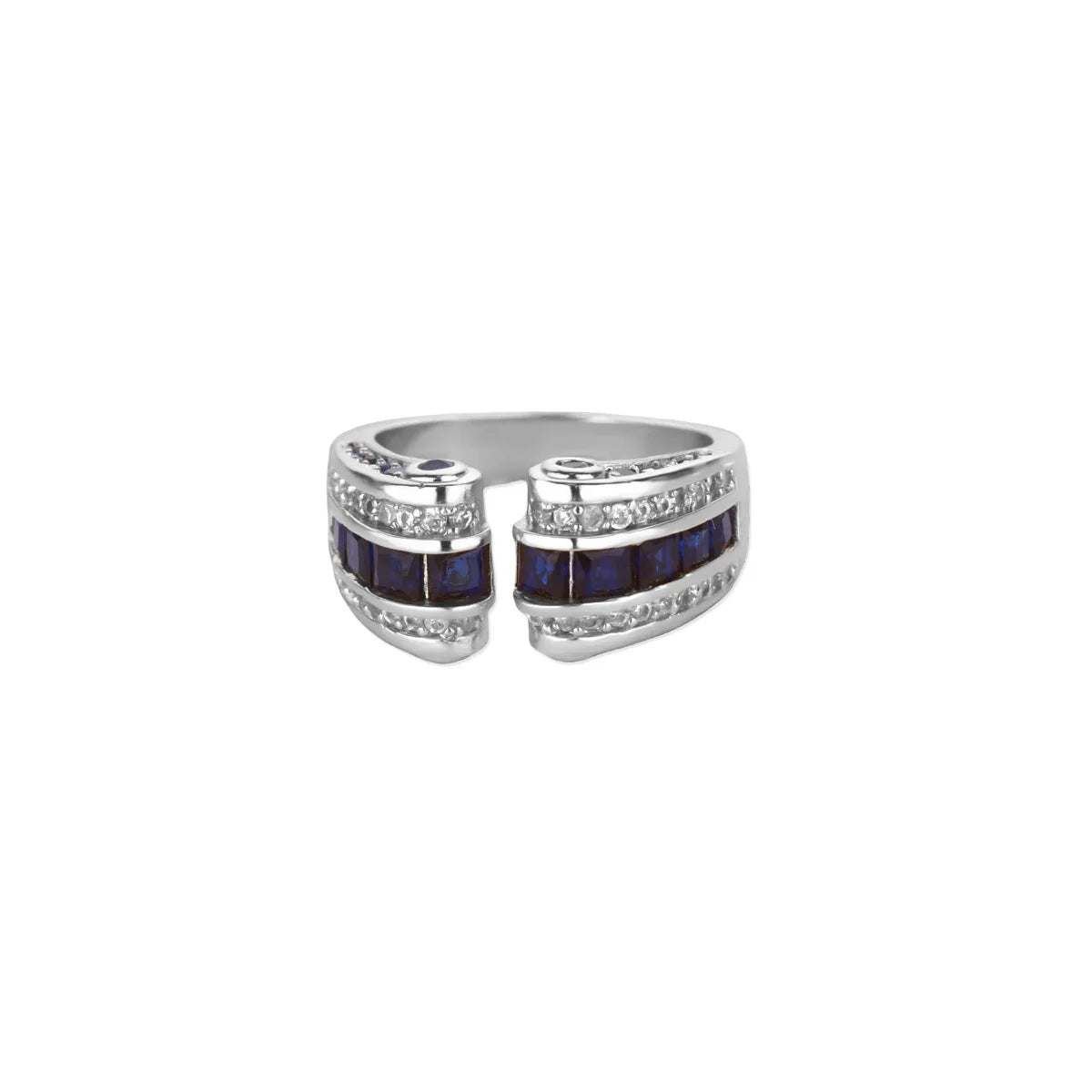 Gothic Stainless Steel Opening Finger Rings for Women Vintage Geometric Adjustable Finger Ring Trendy Punk Jewelry Gifts