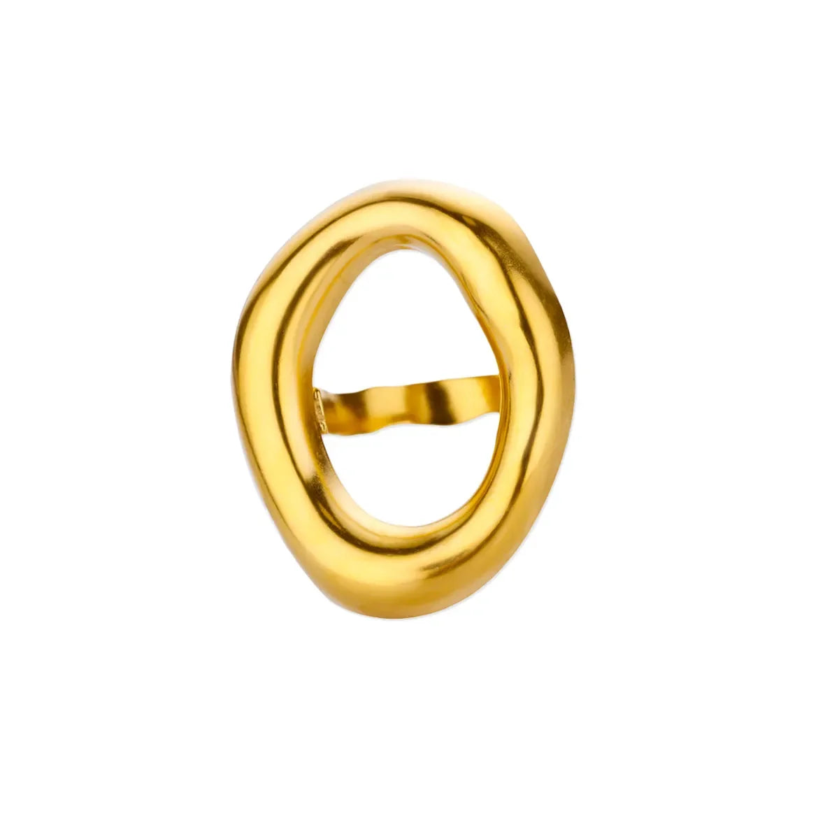 Stainless Steel Exaggerated Big Flower Rings For Women Gold Color Sunflower Finger Ring Female Fashion Aesthetic Jewelry Gift