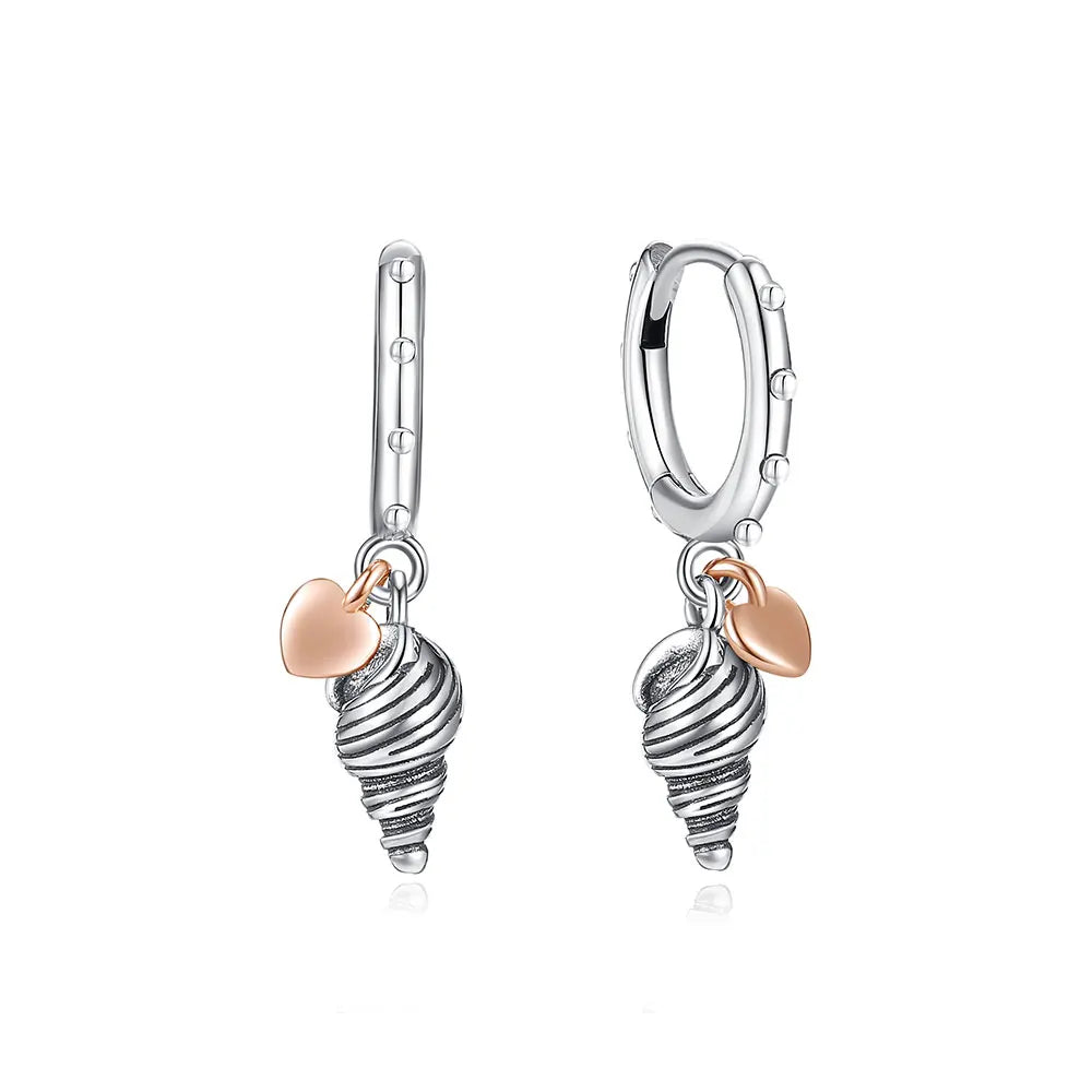 Original 925 Sterling Silver Earrings 2026 Stud Hoop Crystal Earings For Women Rose Gold Crown Heart Infinity Bee Earing Jewelry