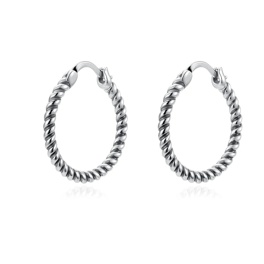 2026 New 925 Silver Elephant Cherry Blossom Butterfly Heart Earrings, a delicate choice for women's fashion jewelry