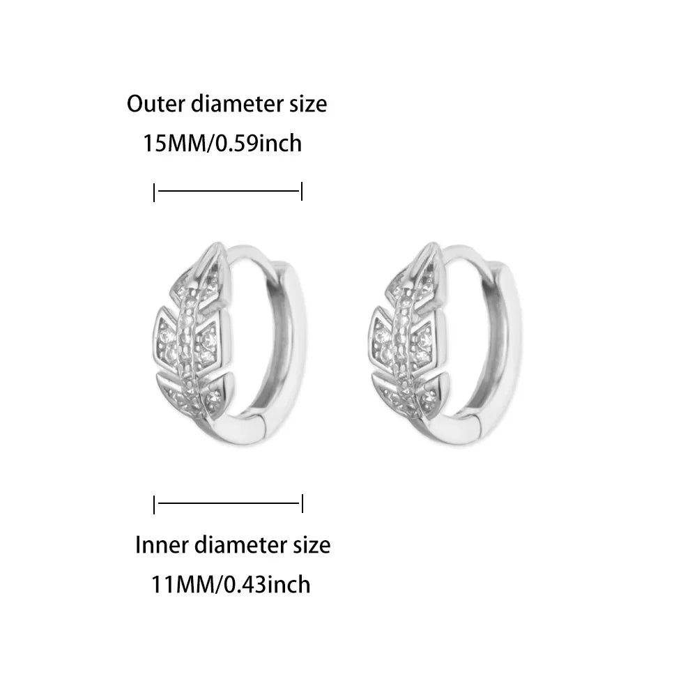Cute Geometric Hoop Earrings for Women Stainless Steel Gold Color Cross Infinity Earrings 2025 Trend Piercing Wedding Jewelry