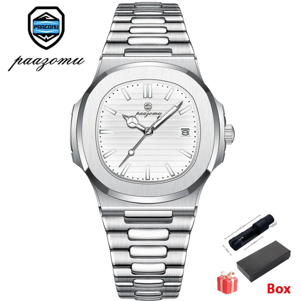 2026 New Men Watch Quartz Waterproof Male Clock Business Watch Mens Watches Top Brand Luxury Watch Men Chronograph reloj hombre