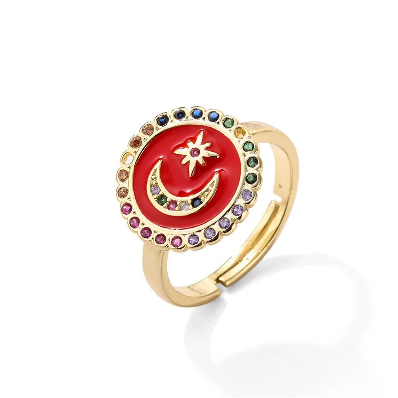 NEWBUY 2024 New Rings For Women White CZ Handmade Enamel Lovely Cat Unique Trendy Ring Party Fashion Jewelry