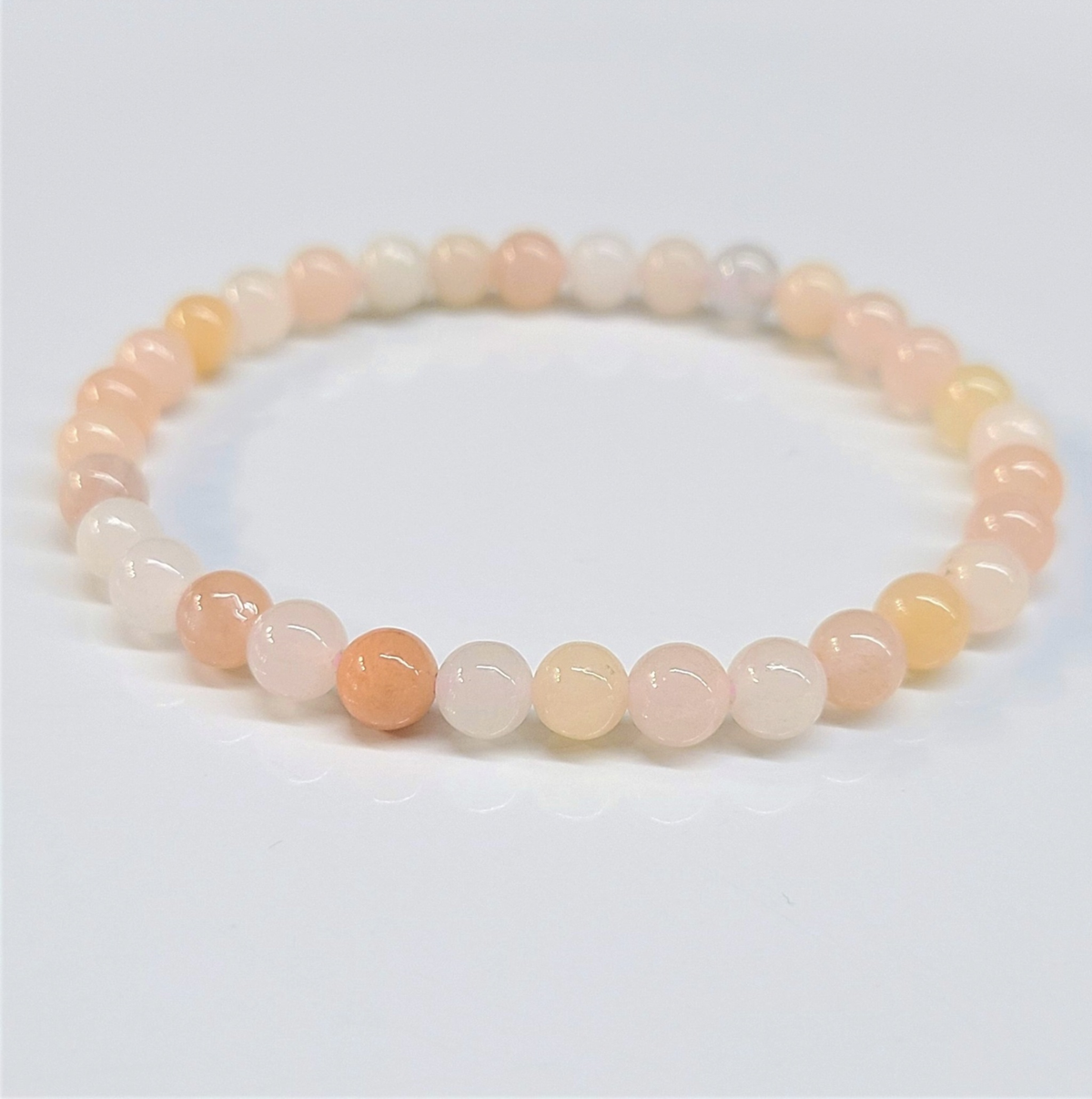 Pink Aventurine Round Bead Bracelet