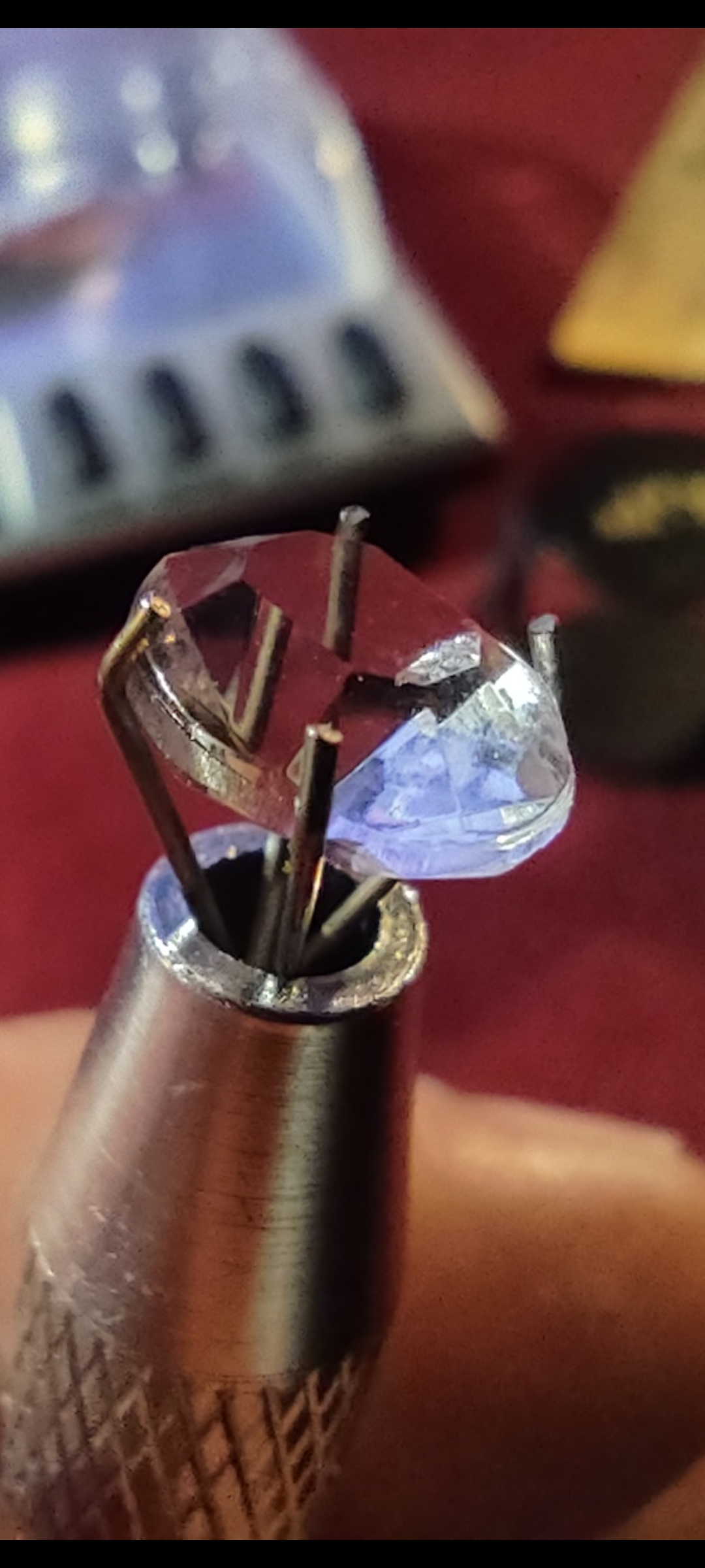 * 1.5ct+ GIA Certified D IF Oval Strass Gemstone Simulated Diamond Laser Inscribed *