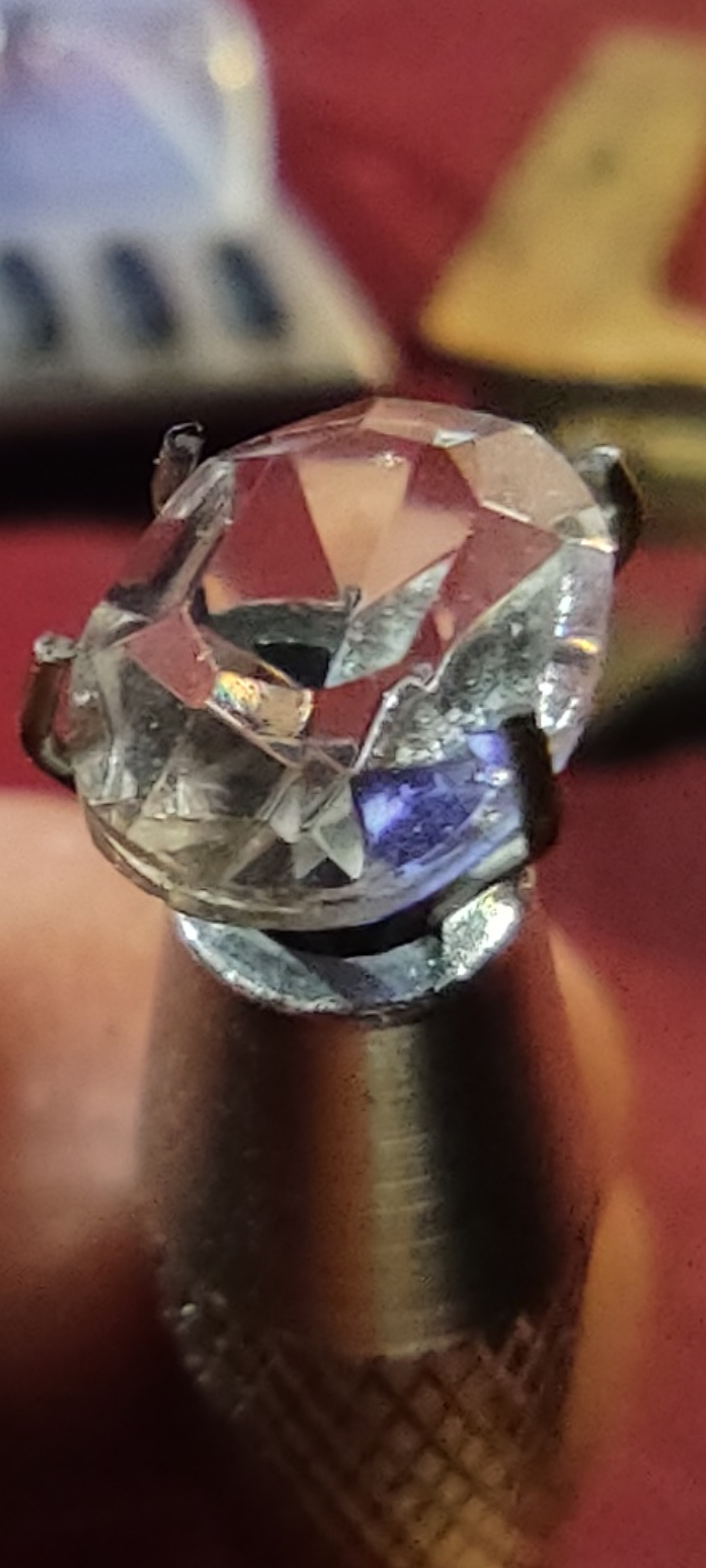 * 1.5ct+ GIA Certified D IF Oval Strass Gemstone Simulated Diamond Laser Inscribed *