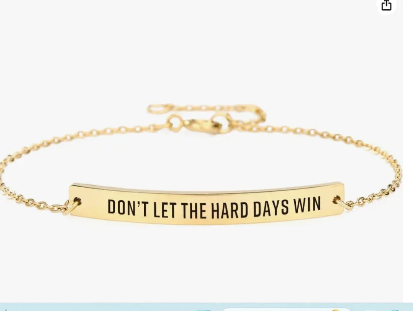 Customize Stainless steel Letter Bracelet