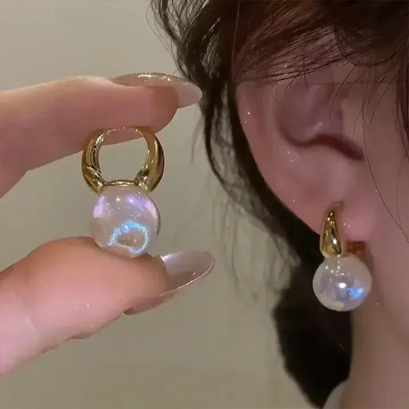 French High-end Brown Crystal Earrings For Women Fashion Luxurious Personalized Daily Accessories Prom jewelry Anniversary Gifts