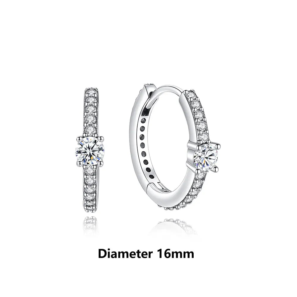 Original 925 Sterling Silver Earrings 2026 Stud Hoop Crystal Earings For Women Rose Gold Crown Heart Infinity Bee Earing Jewelry