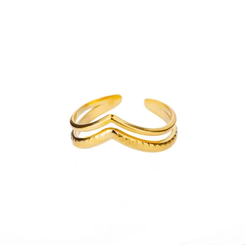 Fashion White Opal Rings For Women Gold Color Stainless Steel Opal Ring Wedding Engagement Jewelry Birthday Gift 2024