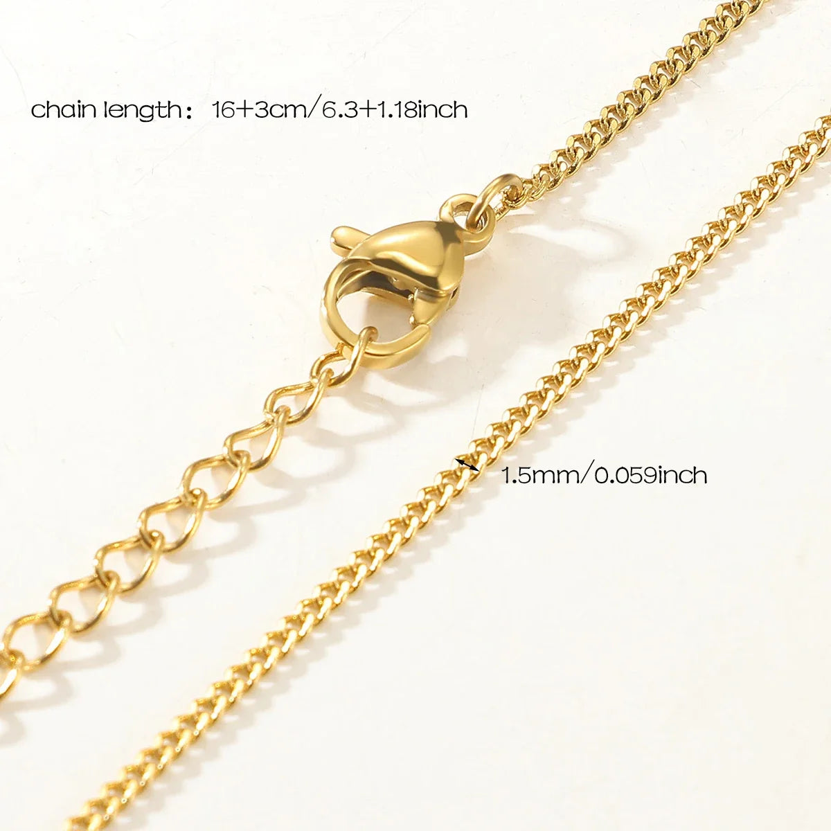 10pcs/Lot 45cm Stainless Steel Golden/Silvery Color 304 Chains Necklace Women Jewelry Making Accessories DIY Handmade Supplies