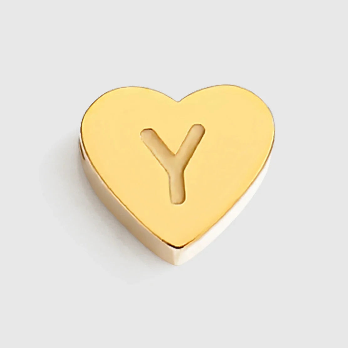 Initial Name Heart Shape Pendant For Necklaces 316L Stainless Steel Necklace for Women Bracelet Make Earrings Jewelry