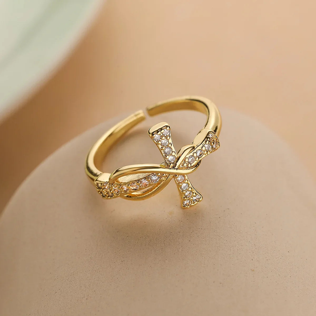 NEWBUY 2026 New Fashion Clear Shiny CZ Zircon Cross Evil Eye Rings For Women Girl Finger Accessories Party Jewelry Gift