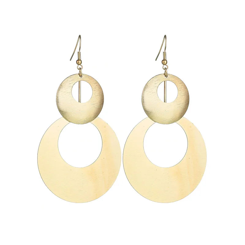 Floating Earrings Valentine's Day Love Pendant Earrings Elegant Long Women's Floating Hook Earrings Exaggerated Metal Pendant