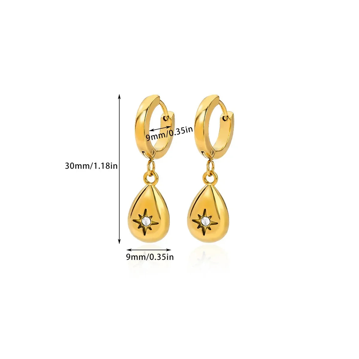 Geometric Flower Stainless Steel Earrings Women Sweet Sunflower Star Gold Color Ear Piercing Jewelry Wedding Accessories Gifts