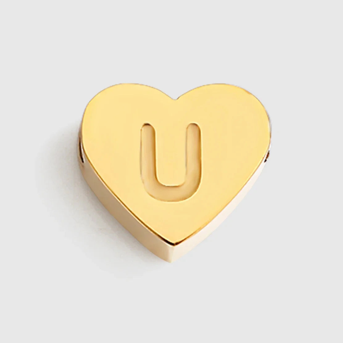Initial Name Heart Shape Pendant For Necklaces 316L Stainless Steel Necklace for Women Bracelet Make Earrings Jewelry