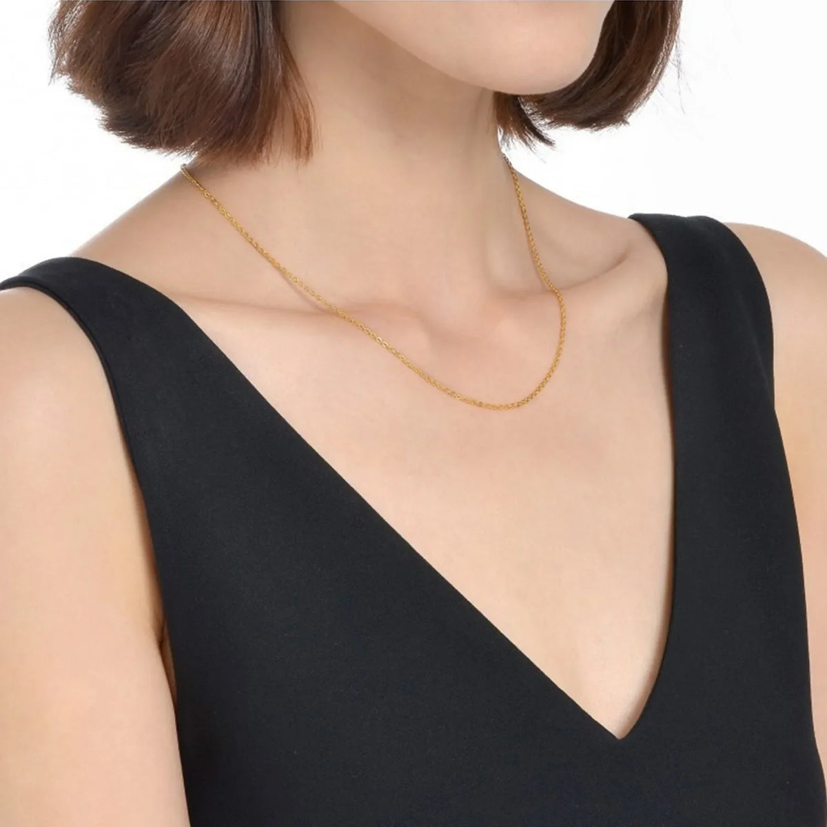 Dainty DIY O Chain Necklace Stainless Steel Versatile Minimalist Jewelry for Women Perfect for Everyday & Mix & Match Styling