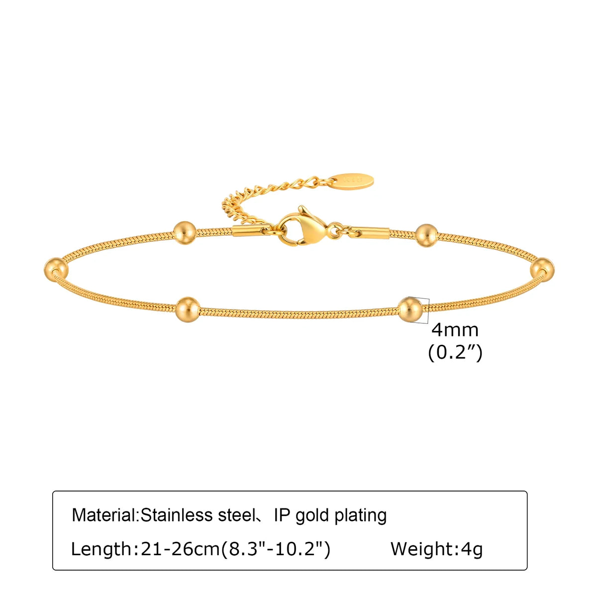 Stainless Steel Lucky Evil Eye Anklet Bracelet for Women, Blue Eye Beaded Chain Foot Anklets Summer Beach Lucky Amulet Gift