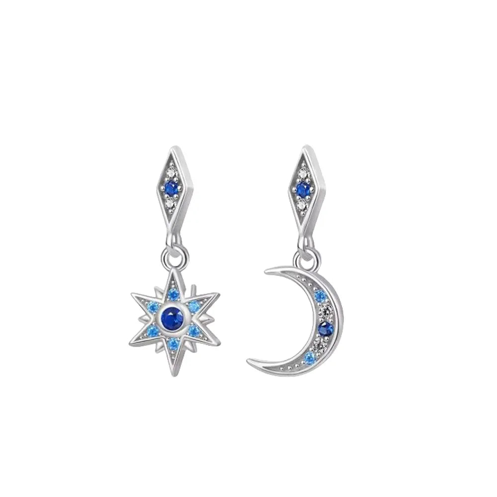 2026 New 925 Silver Elephant Cherry Blossom Butterfly Heart Earrings, a delicate choice for women's fashion jewelry
