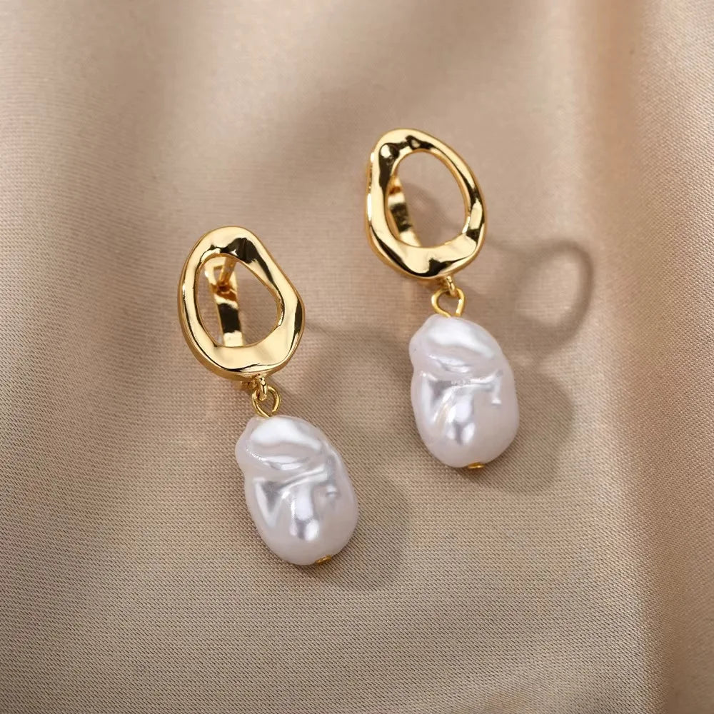 Stainless Steel White Butterfly Earrings for Women Elegant Ear Accessories Aesthetic Butterfly Stud Earring Wedding Jewelry Gift
