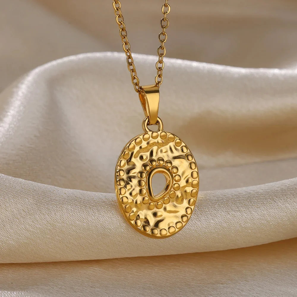 Stainless Steel Sun Sunflower Pendant Necklace For Women Gold Color Round Charm Clavicle Chain Necklaces Fashion Jewelry Gift