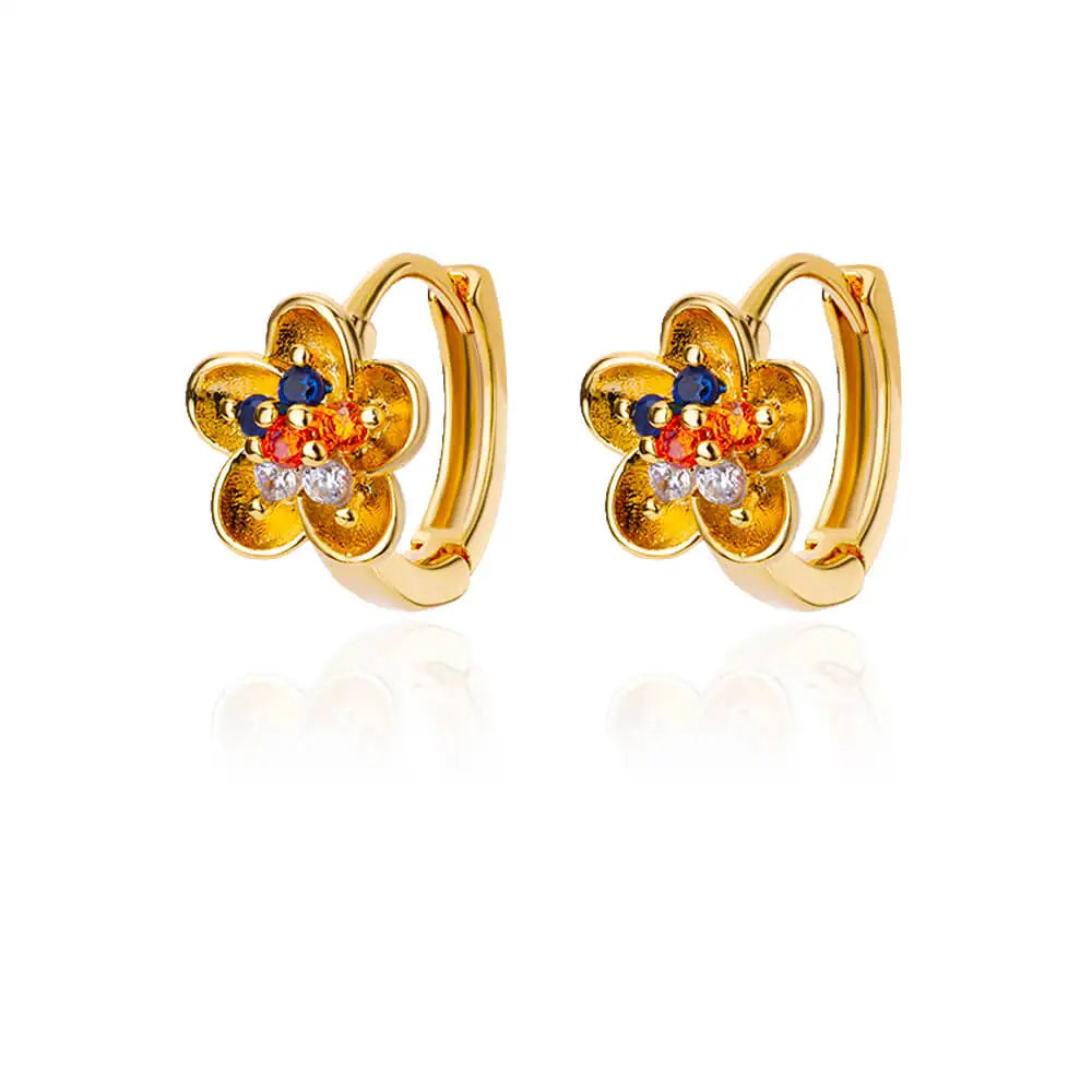 Zircon Star Pendientes Earrings for Women Girl Stainless Steel Gold Color Earring Y2k Wedding Aesthetic Jewelry aretes mujer