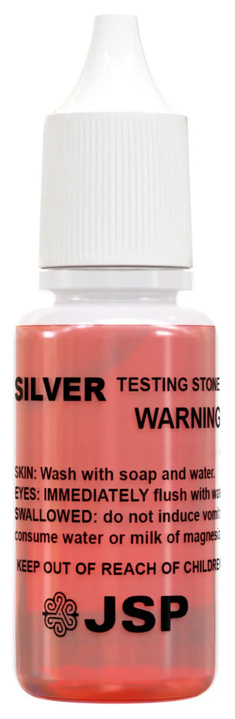 JSP Silver Jewelry Acid Test Apprail Kit Detect 999 925 Sterling Solution with GTE Scratch Stone Precious Metals