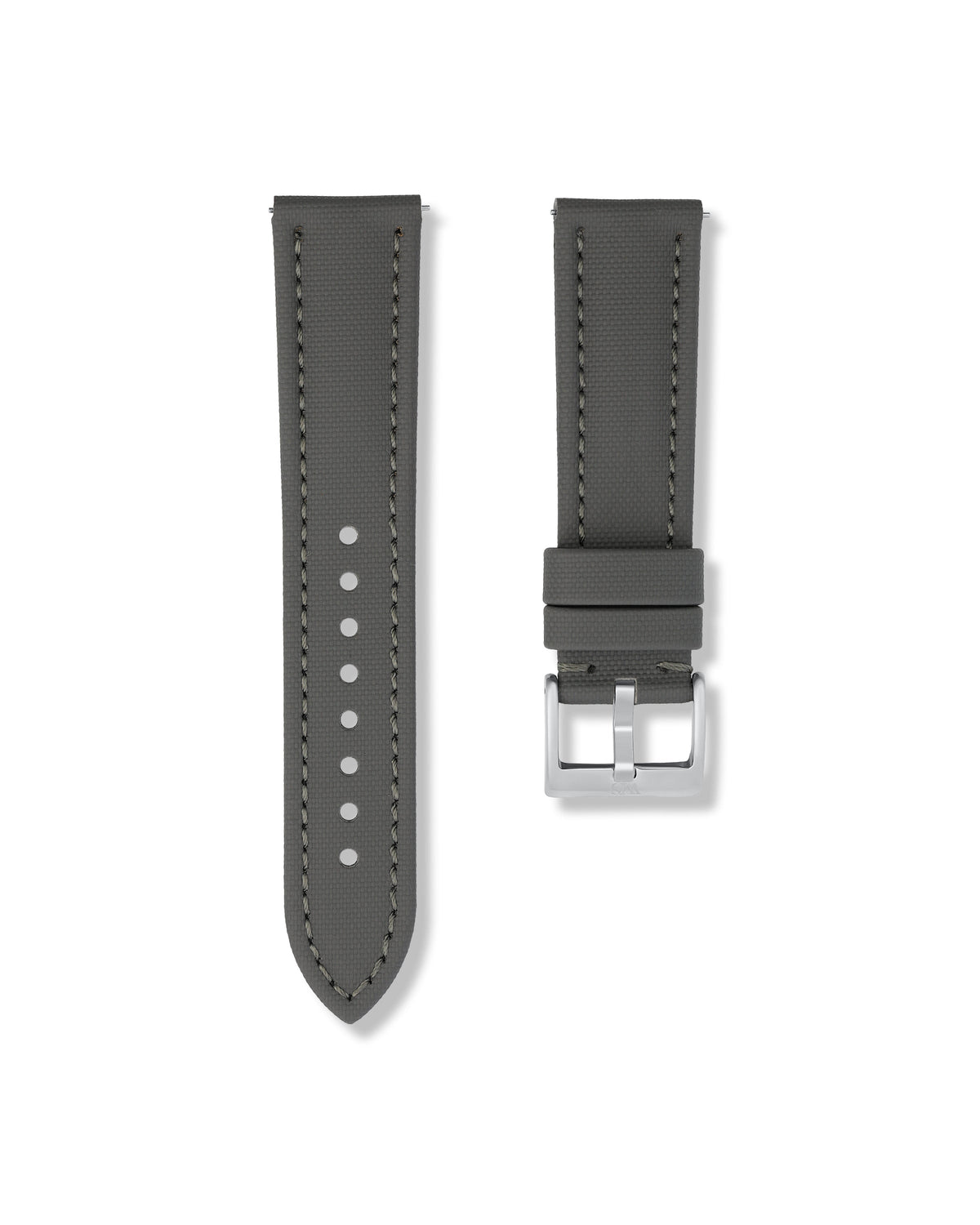 Slate Grey Sailcloth Strap 23mm