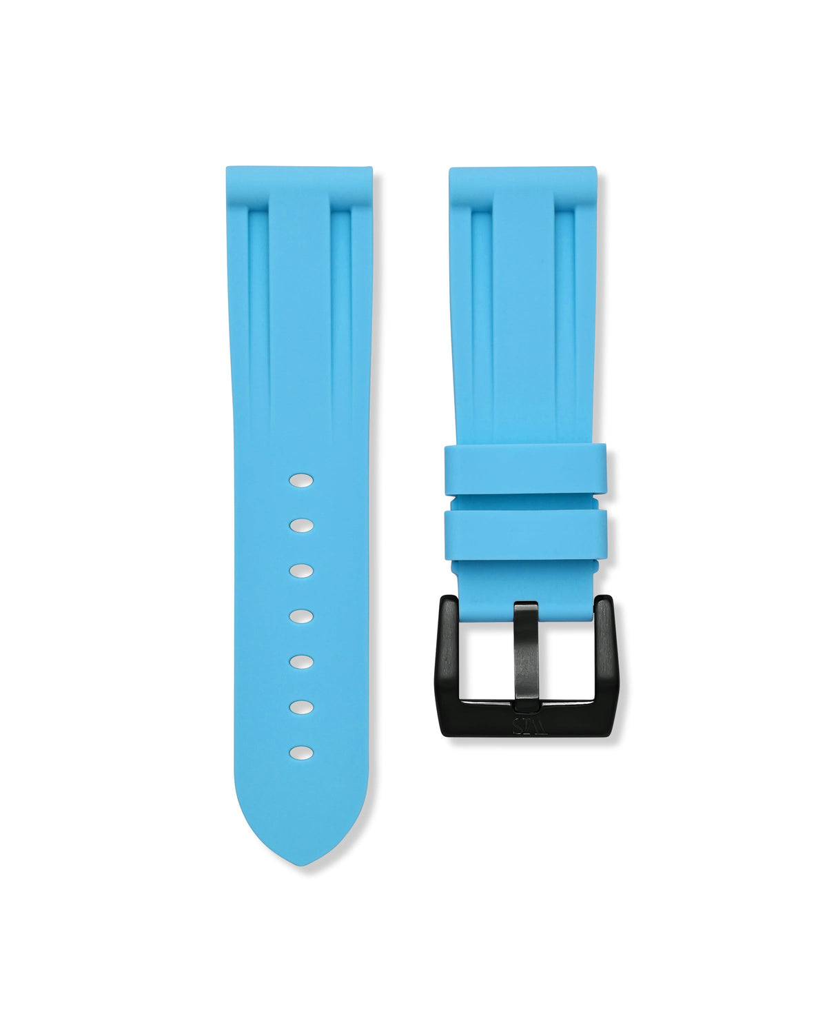 Miami Blue Rubber Strap 22mm