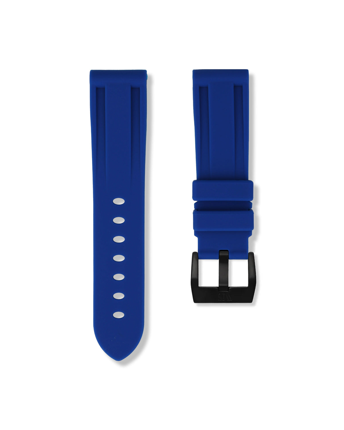 Royal Blue Rubber Strap 22mm