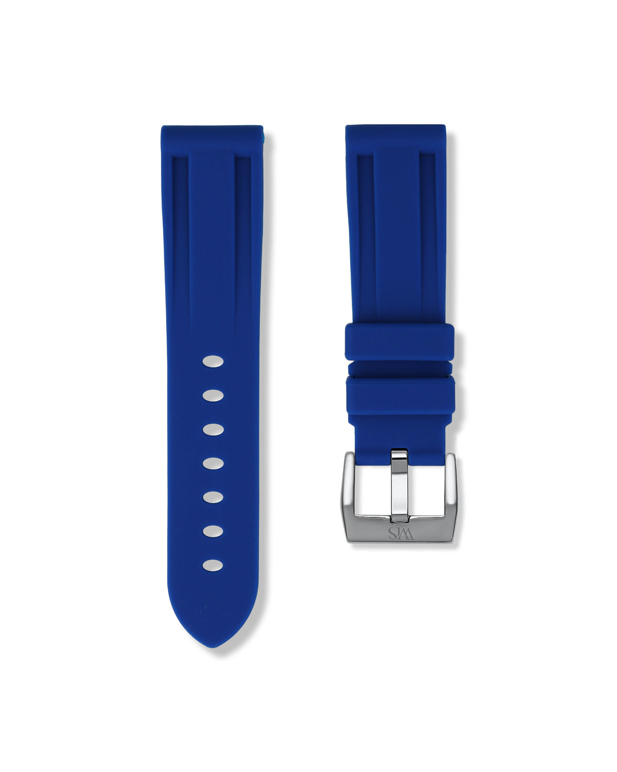 Royal Blue Rubber Strap 22mm