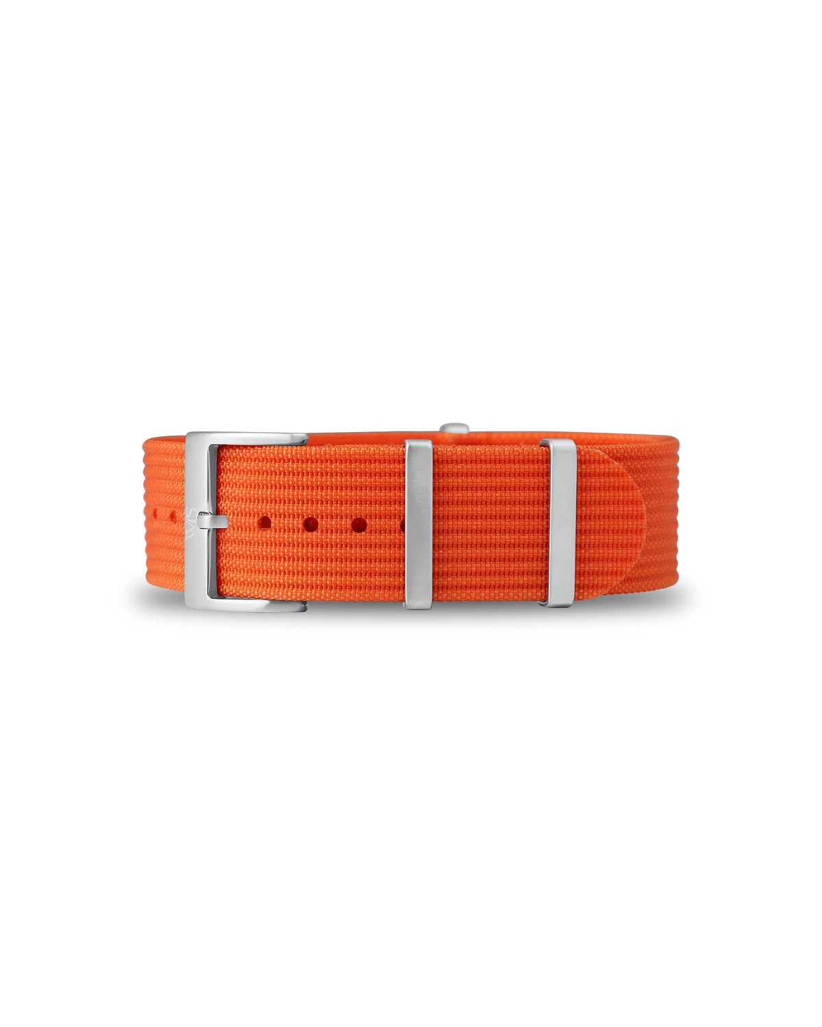 Tangerine Orange Woven Nylon Strap 20mm