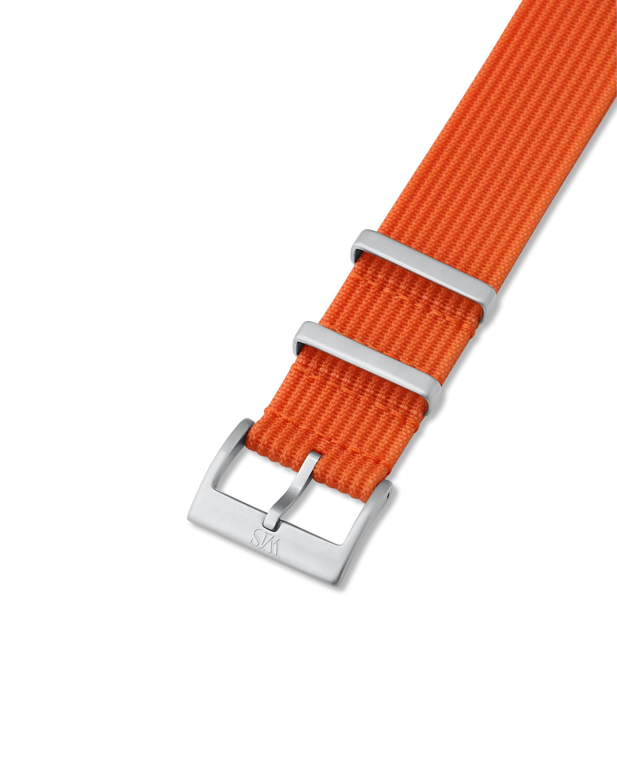 Tangerine Orange Woven Nylon Strap 24mm
