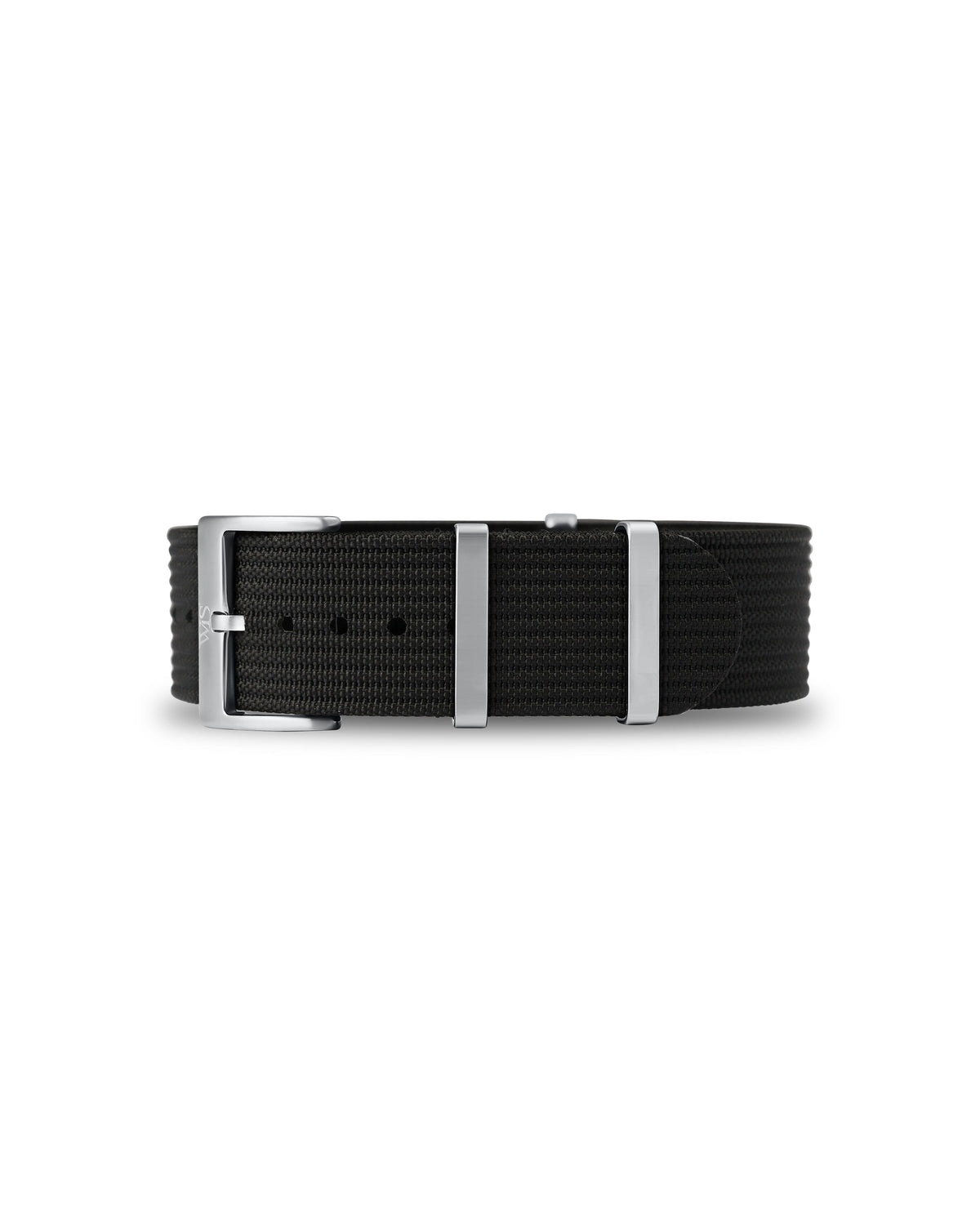 Tuxedo Black Woven Nylon Strap 18mm