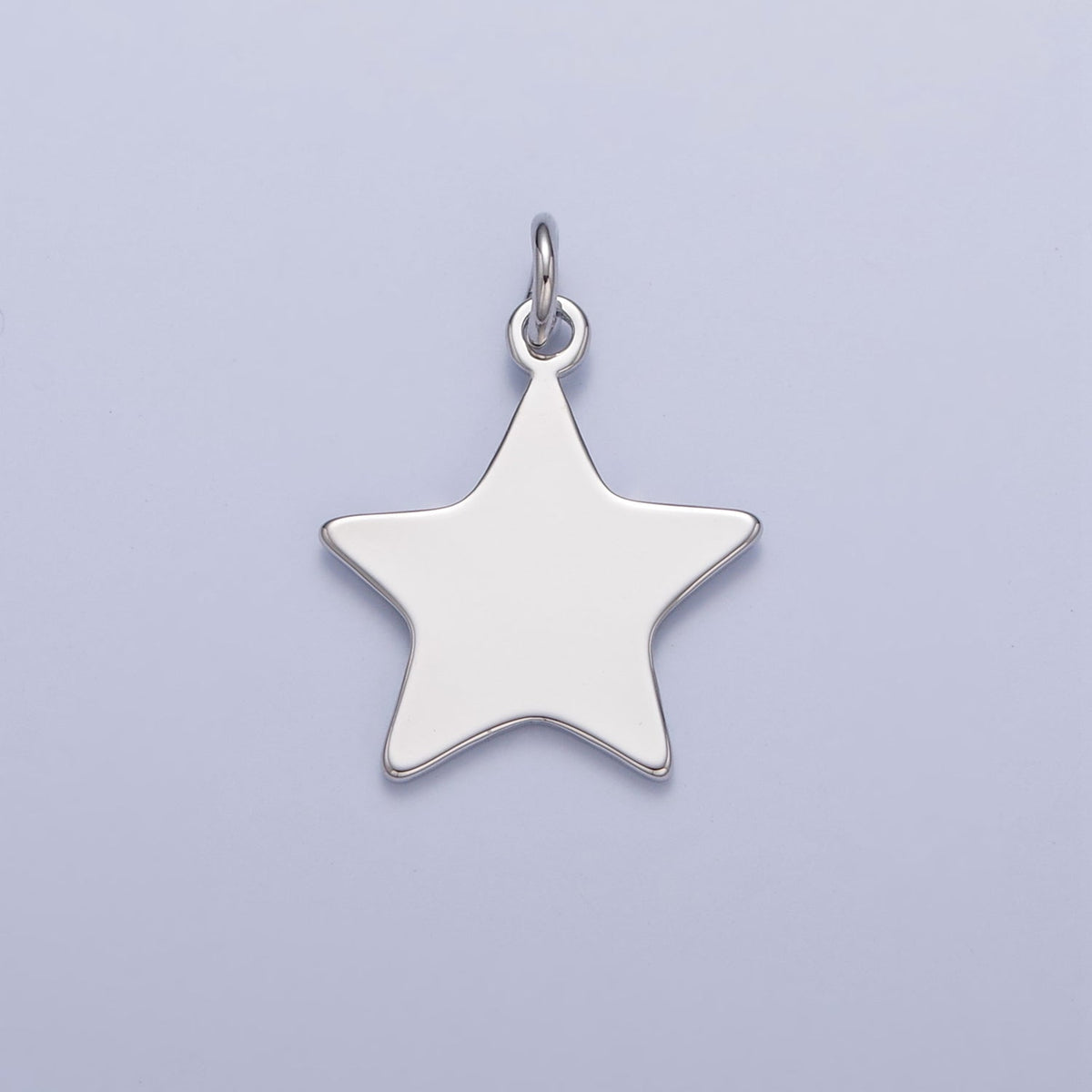 Dainty Gold Flat Star Pendant Only Charm for Necklace Bracelet Earring 14K or 24K Gold Filled W-152~W-154