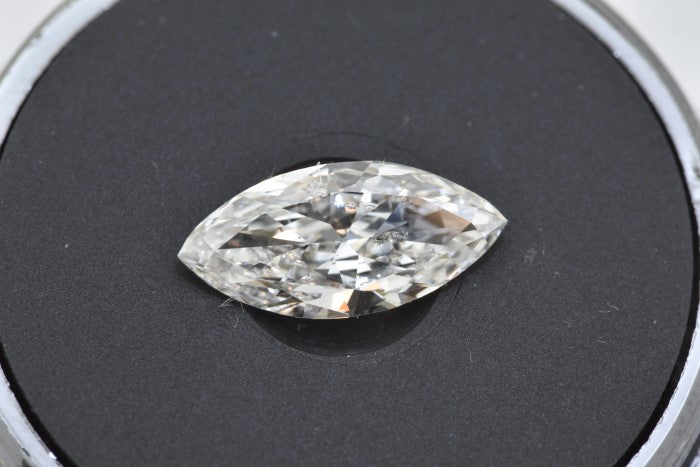 White Diamond Marquise Cut African 4mm x 2.5mm Micro Sized