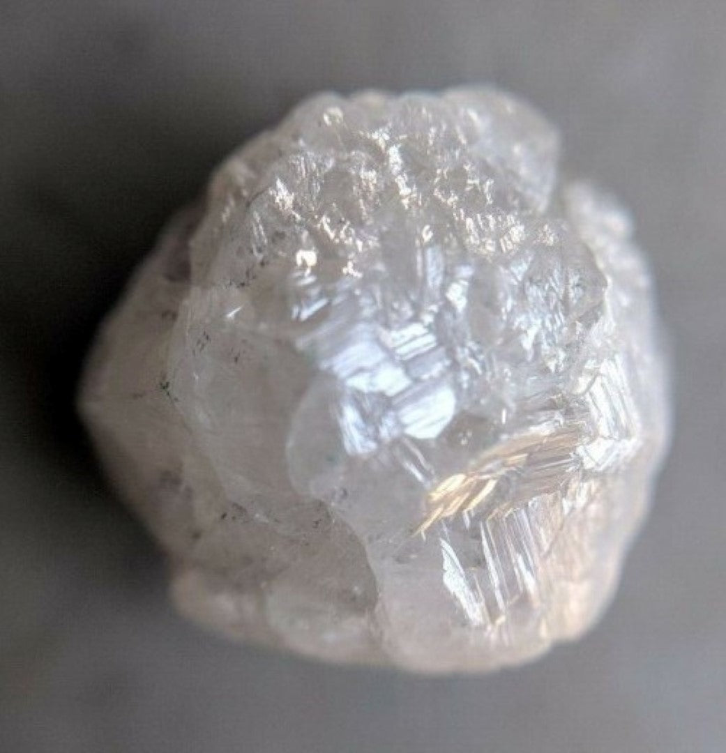 White Diamond Lot 10 Rough Gemstones Canadian 1 Carat 5mm Raw Facet