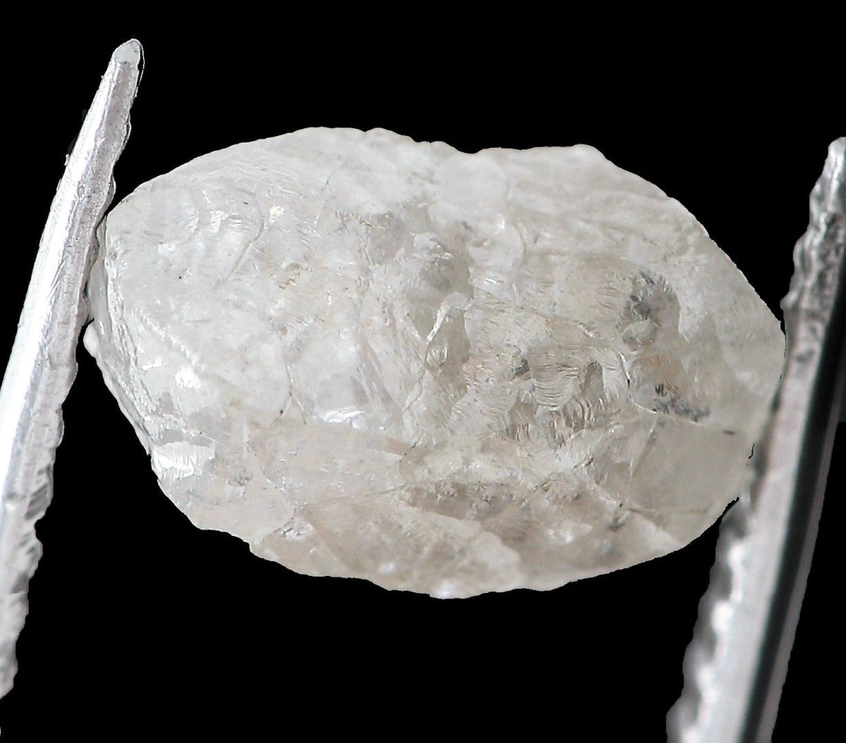 White Diamond Rough Facet Canadian 3/4 carat 4mm Raw