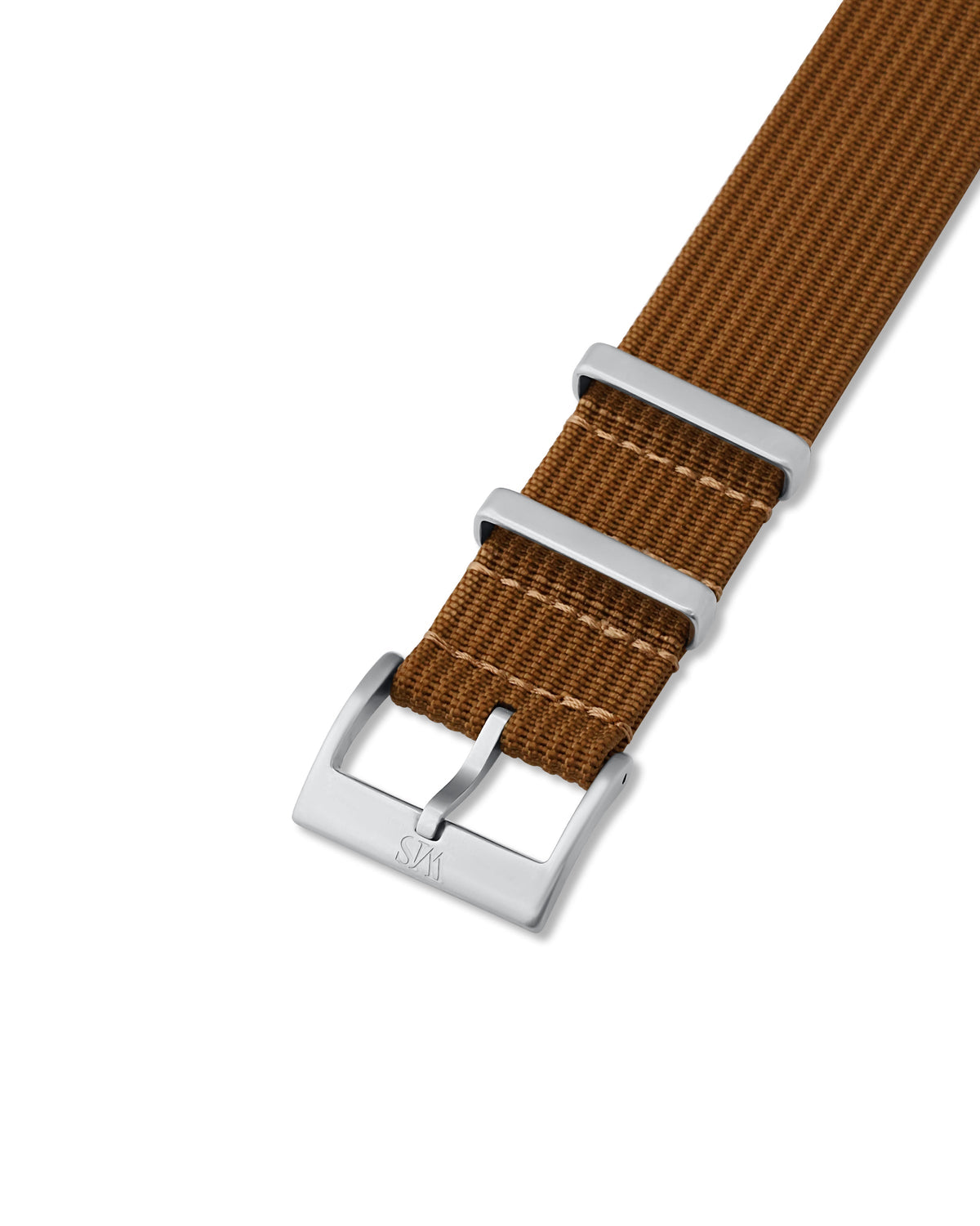 Woodland Brown Woven Nylon Strap 22mm