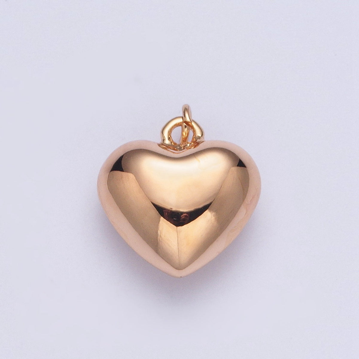 16K Gold Filled Heart Charm For Valentine Love Jewelry Making Component | X-202 X-203