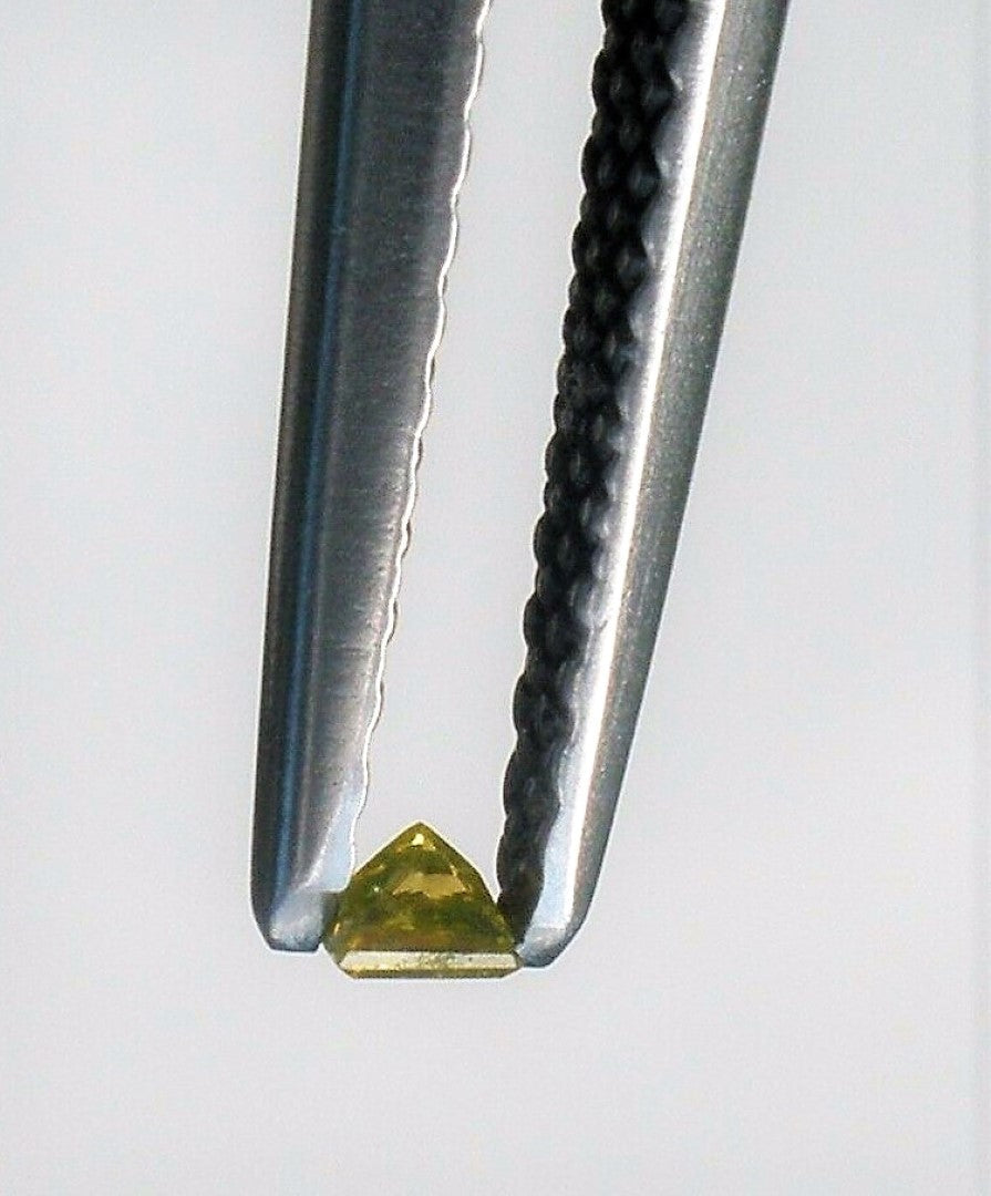 Yellow Diamond Princess Cut African Micro Sized 2mm
