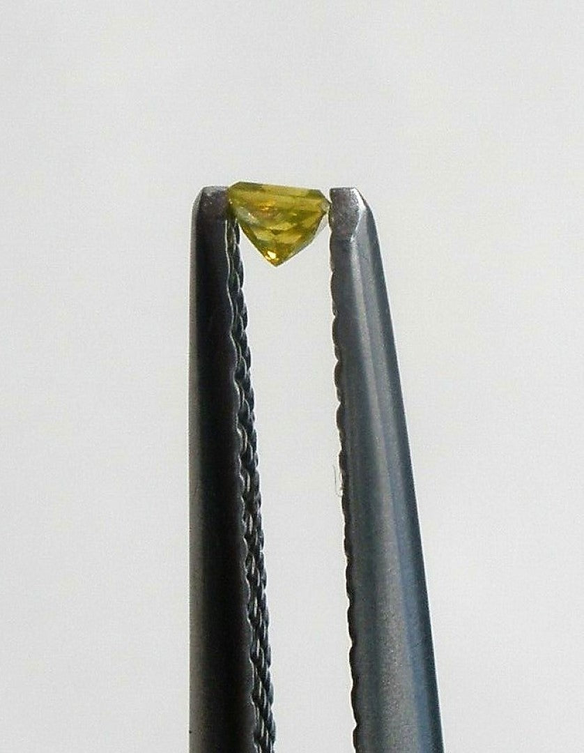 Yellow Diamond Princess Cut African Micro Sized 2mm