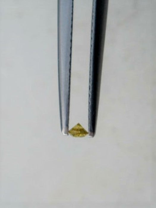 Yellow Diamond Round Cut African 2mm Micro Sized